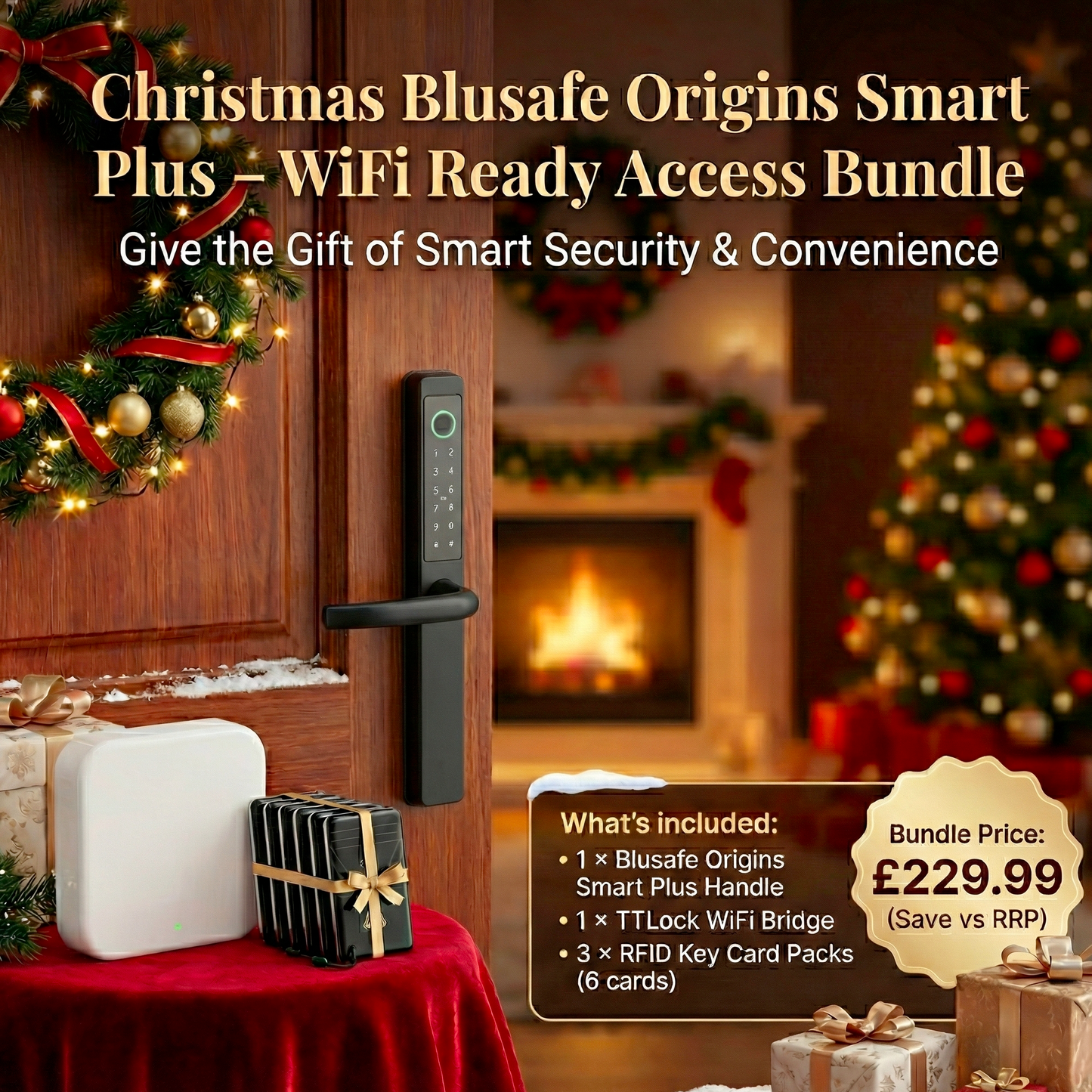 Christmas Blusafe Origins Smart Plus – WiFi Ready Access Bundle (Best Value Kit)