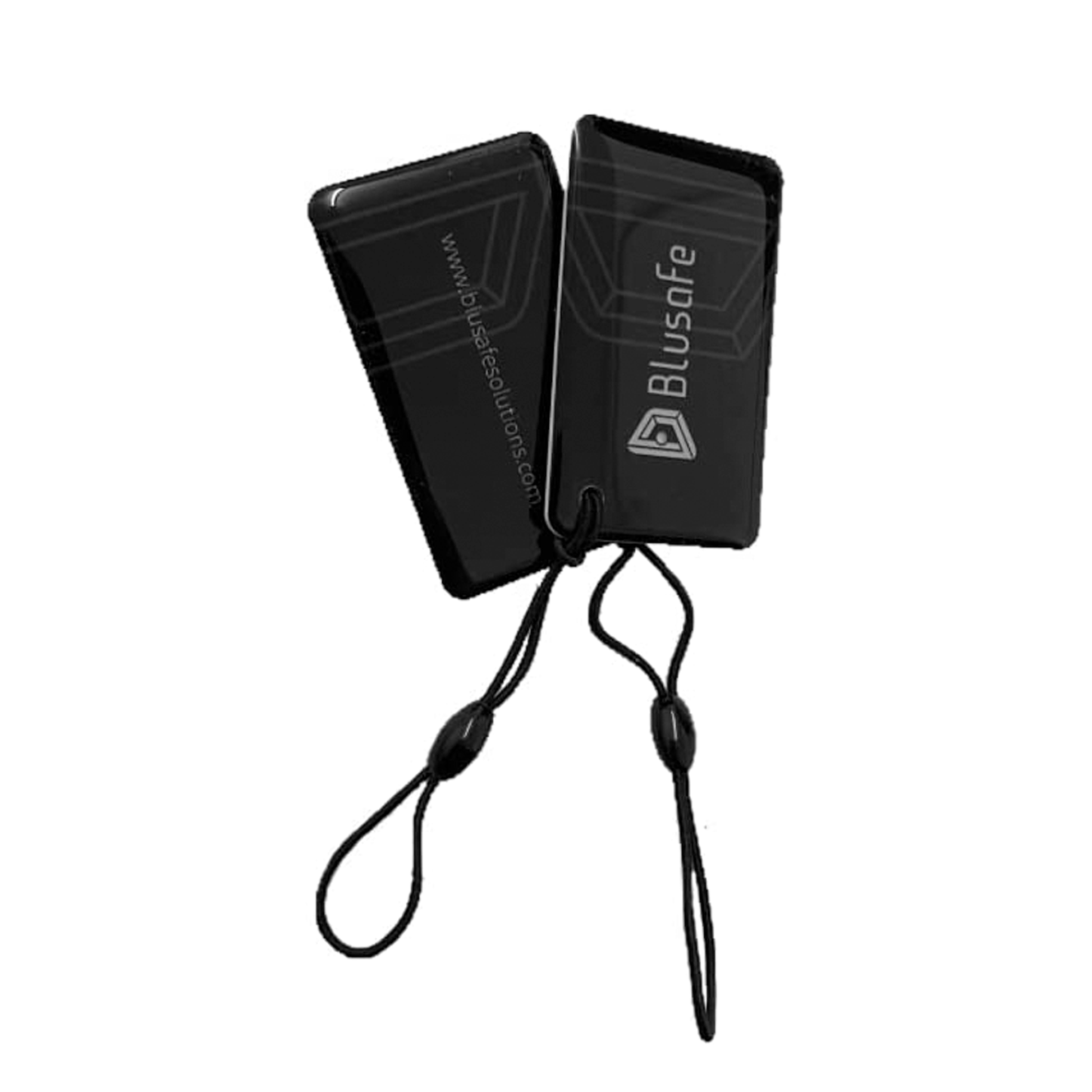 Blusafe Smart Door Lock RFID Key Card 2 Pack Key Card, Key Tag Black