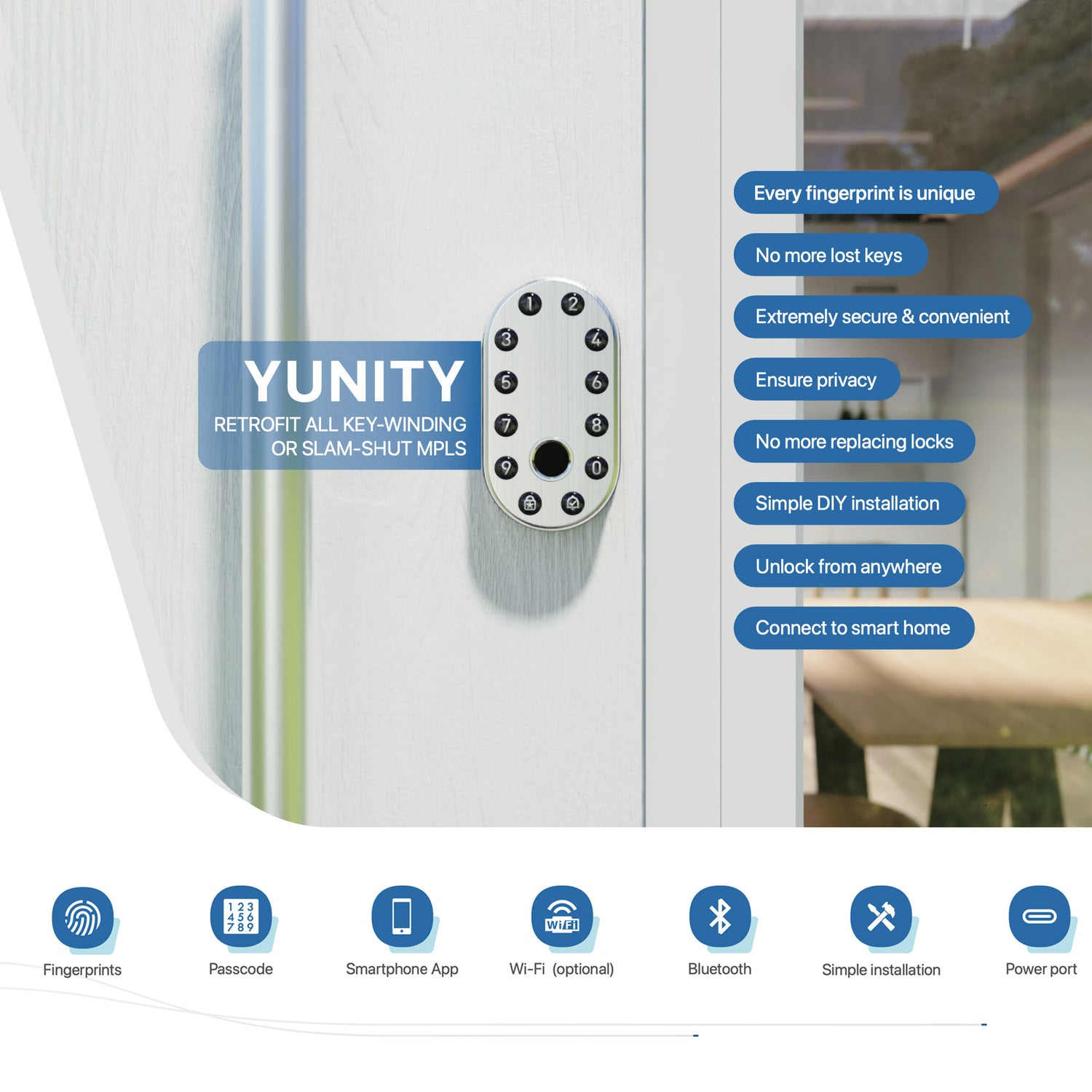 Yunity - External Door Pull Escutcheon