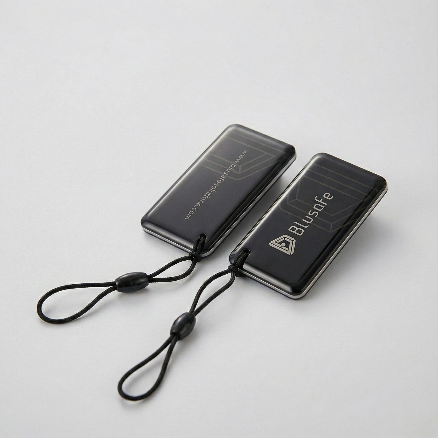Blusafe Smart Door Lock RFID Key Card 2 Pack Key Card, Key Tag Black