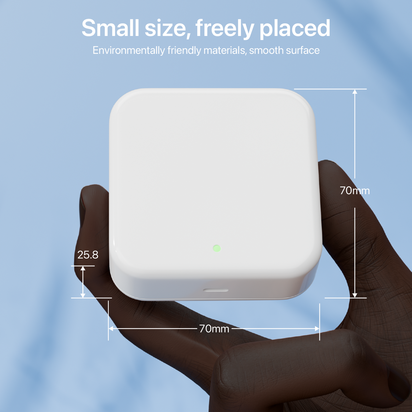 Blusafe Wi-fi Köprüsü - TTLock Bluetooth Köprüsü WiFi Parmak İzi Şifresi Akıllı Elektronik Dış Kapı Kilidi Ev Köprüsü Ttlock Uygulama Kontrol Merkezi