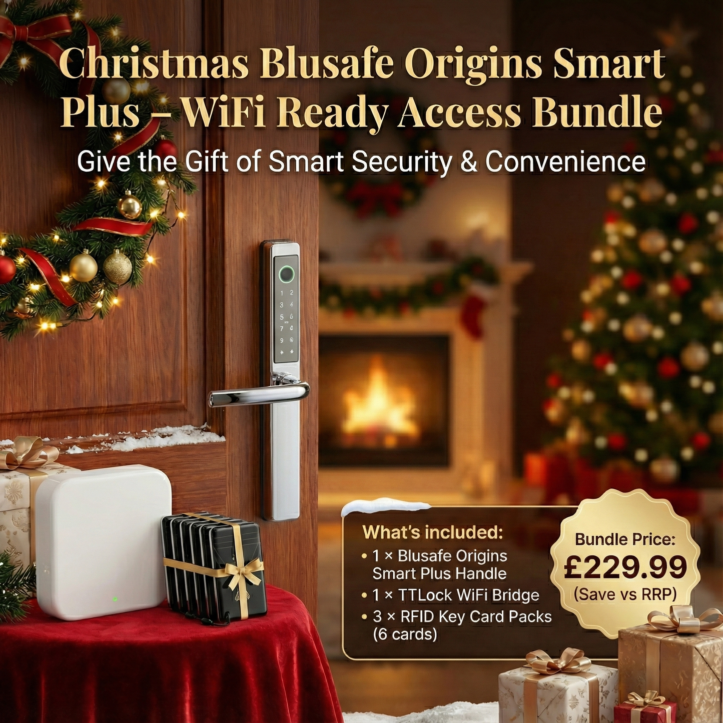 Christmas Blusafe Origins Smart Plus – WiFi Ready Access Bundle (Best Value Kit)