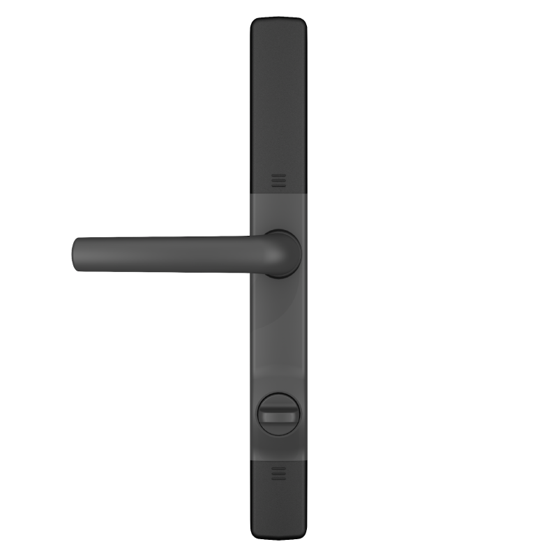 Blusafe Origin Smart Black - Keyless Door Handle for Home Security, App Control, Key Card, Remote Lock/Unlock