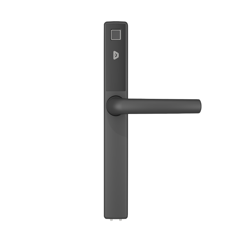 Blusafe Origin Smart Black - Manija de puerta sin llave para seguridad del hogar, control de aplicaciones, tarjeta de acceso, bloqueo/desbloqueo remoto