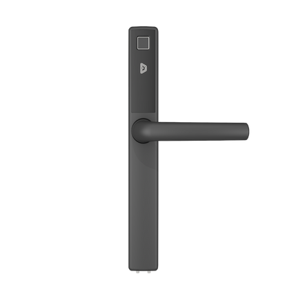 Blusafe Origin Smart Black - Manija de puerta sin llave para seguridad del hogar, control de aplicaciones, tarjeta de acceso, bloqueo/desbloqueo remoto