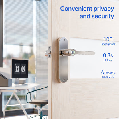 Blusafe Breeze Plus Internal Smart Door Handle — Fingerprint & App