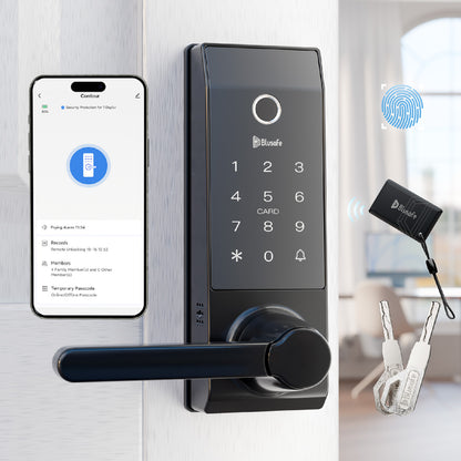 Blusafe Contour Smart Door Lock — With or Without Camera