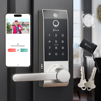 Blusafe Contour Smart Door Lock — With or Without Camera