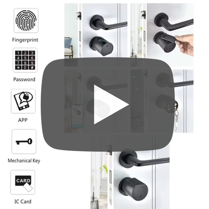 Blusafe Axis Smart Euro Cylinder — TTLock App, Fingerprint + Keypad + RFID + Key